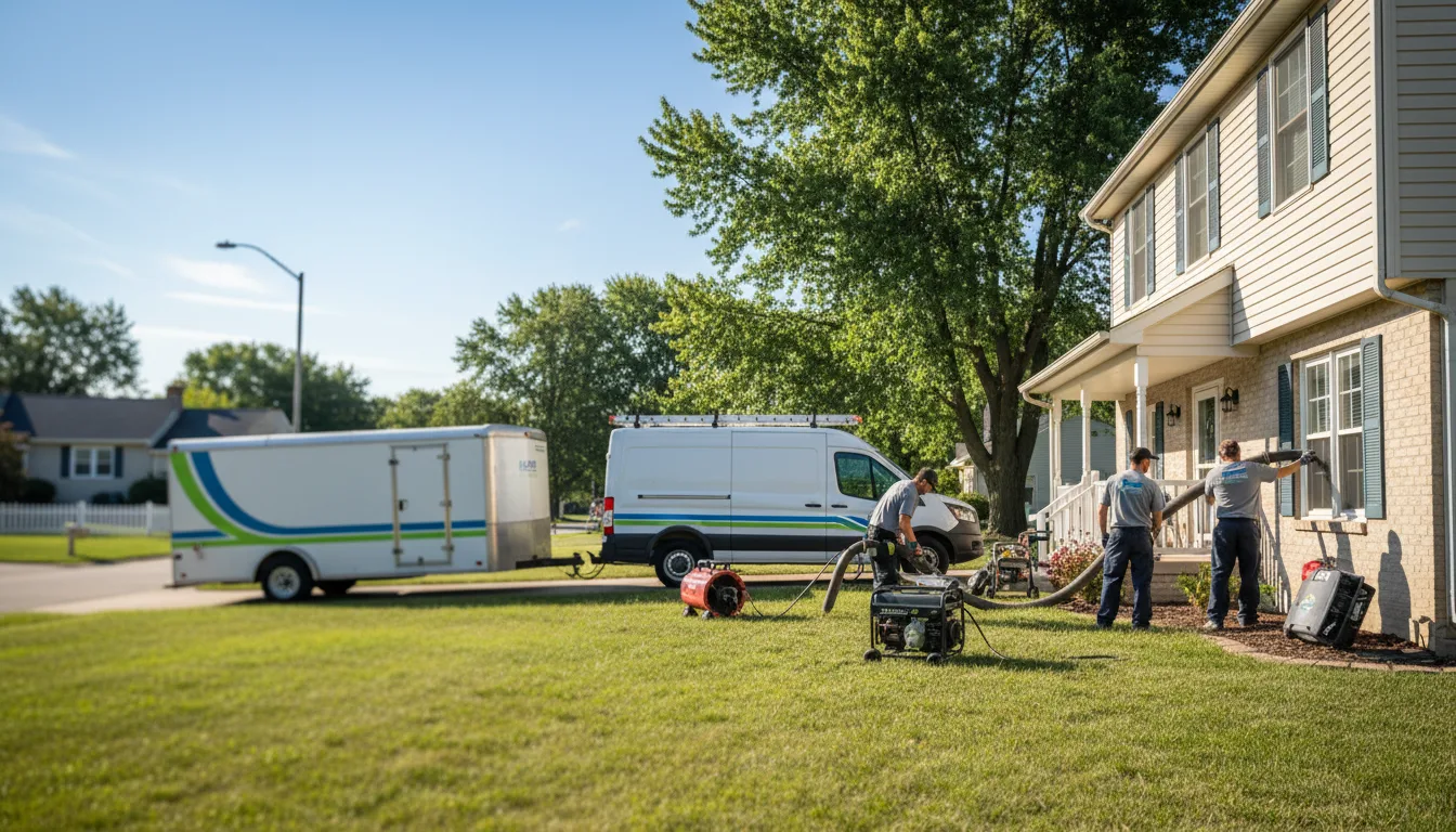 Flooded Basement Restoration And Cleanup With Repair in Bay City, MI near me